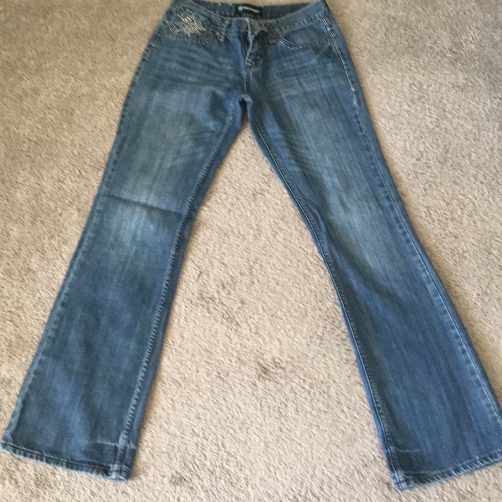 Petrol jeans